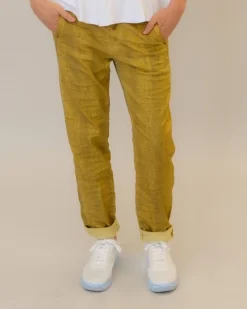 Women Alembika Pants & Skirts<Leo Iconic Stretch Jeans, Honey