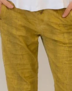 Women Alembika Pants & Skirts<Leo Iconic Stretch Jeans, Honey