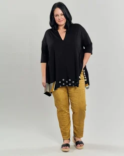 Women Alembika Plus<Leo Iconic Stretch Jeans, Honey 1X-3X