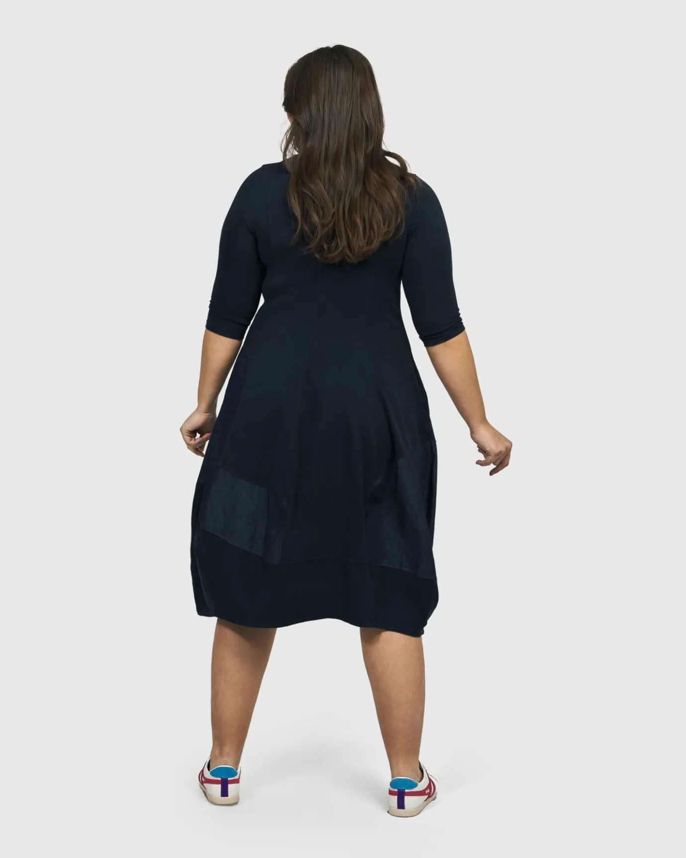 Women Alembika Dresses<Lexington Crew Cocoon Dress, Navy