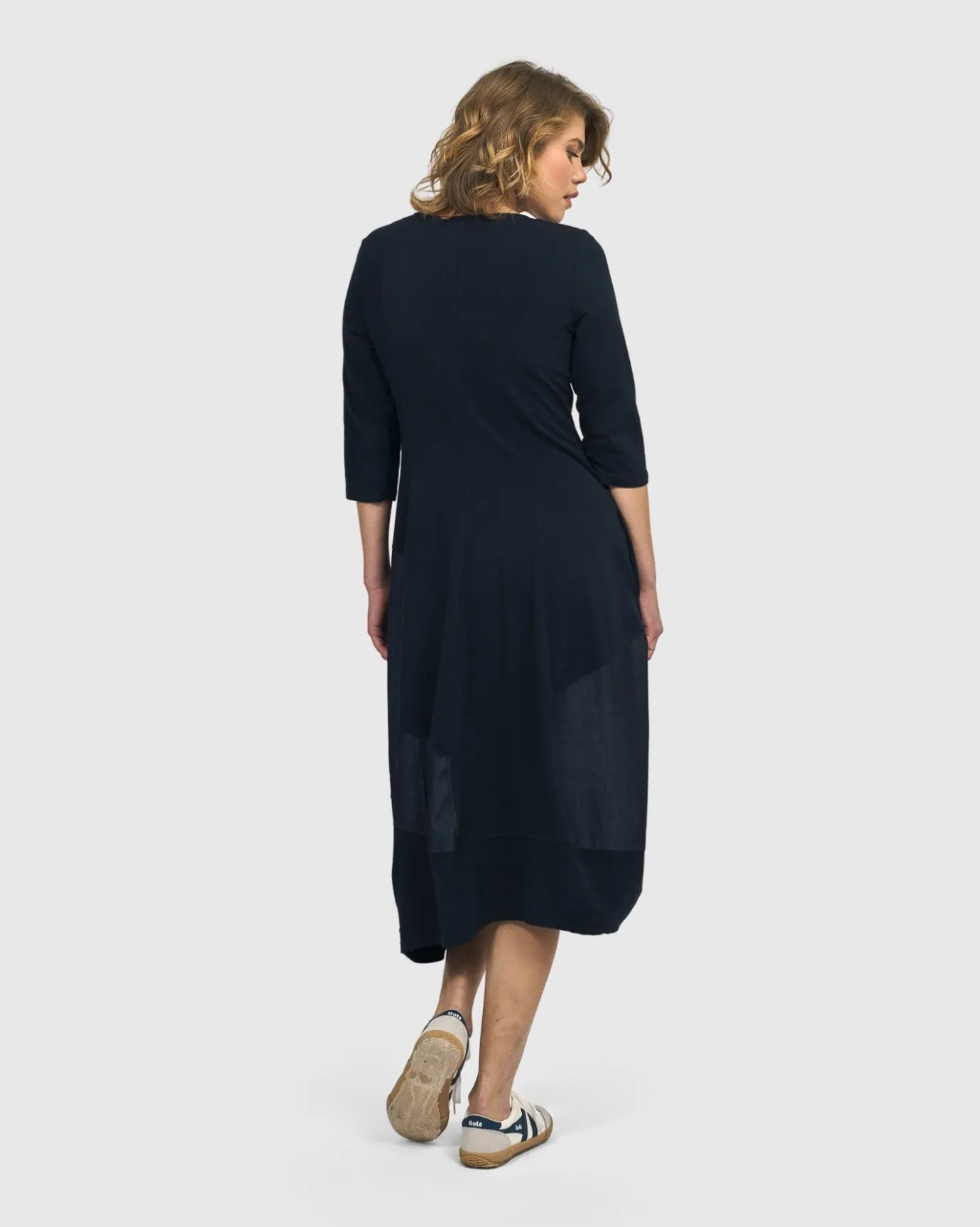 Women Alembika Dresses<Lexington Crew Cocoon Dress, Navy