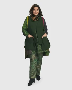 Women Alembika Jackets<Life's A Thrill Vest, Hunter
