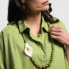Women Alembika Jewelry<Lily Bead Necklace, Green