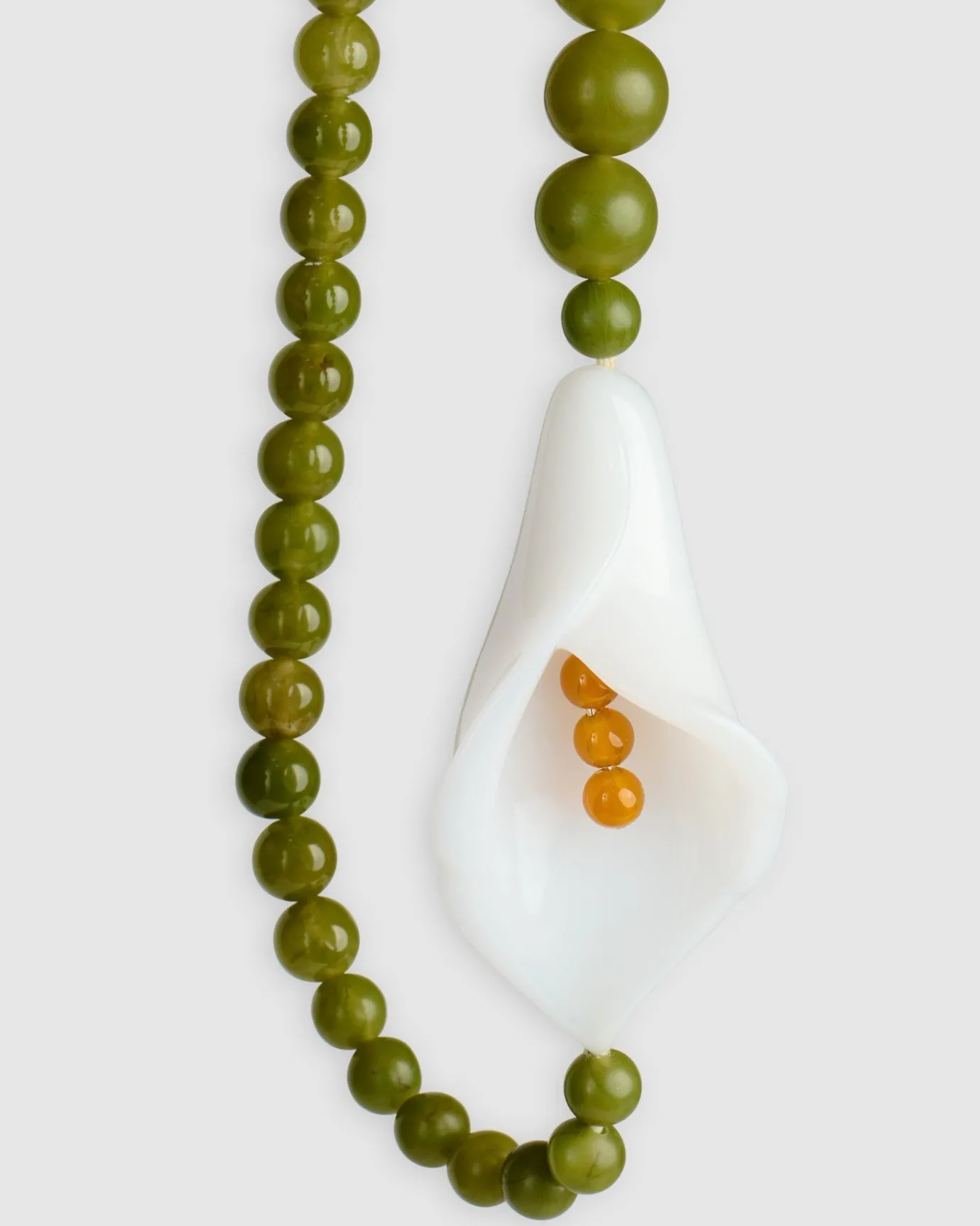 Women Alembika Accessories<Lily Bead Necklace, Green