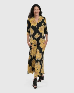 Women Alembika Tops & Tunics<Linda Signature Vneck, Gold