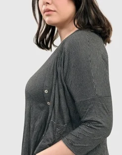 Women Alembika Jackets<Linea Crinkle Crop Cardy, Black