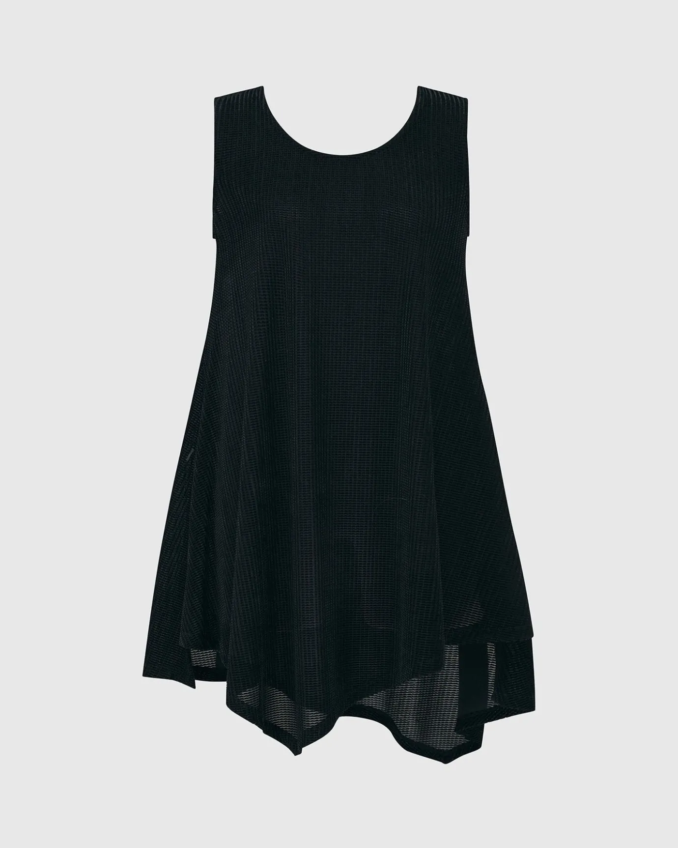 Women Alembika Tops & Tunics<Liv Sleeveless Tunic Top, Black Grid