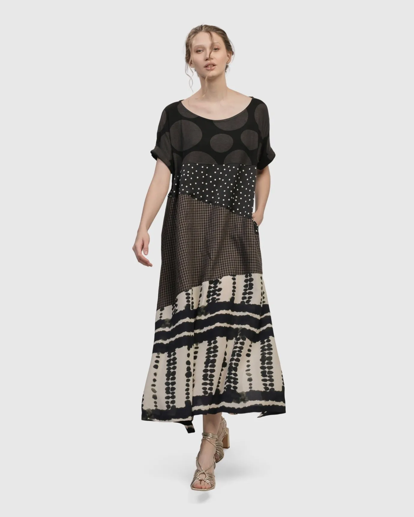 Women Alembika Dresses<Lost City T-Shirt Dress, Savanna