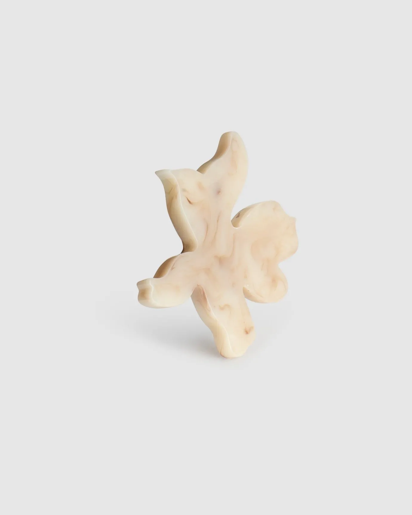 Women Alembika Jewelry<Lotus Clip Earrings, Oat