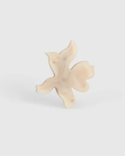 Women Alembika Jewelry<Lotus Clip Earrings, Oat