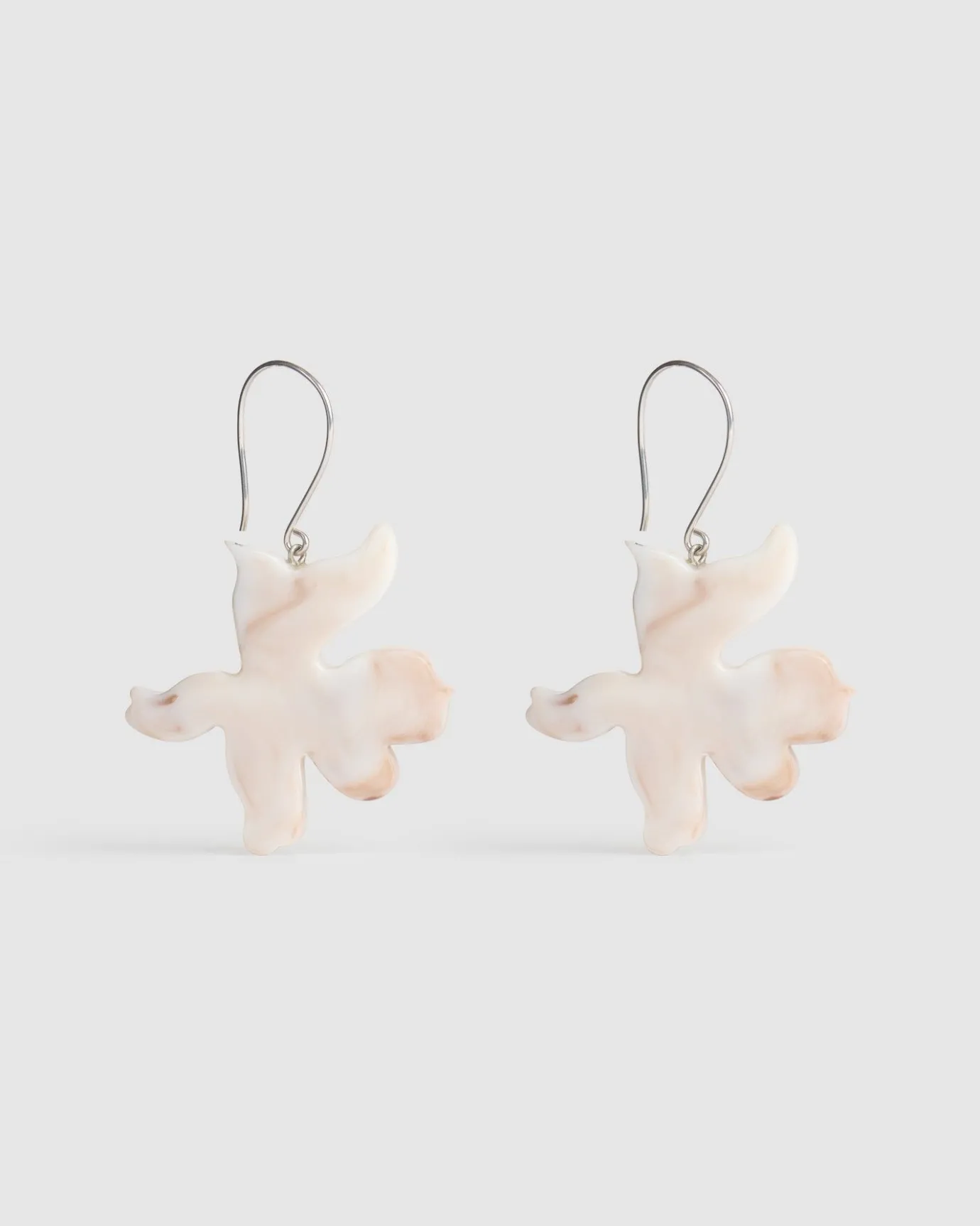 Women Alembika Jewelry<Lotus Dangle Earrings, Oat
