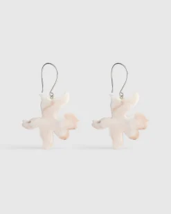 Women Alembika Accessories<Lotus Dangle Earrings, Oat