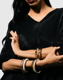Women Alembika Accessories<Lucky Bangle Bracelet, Gold