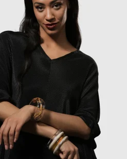 Women Alembika Accessories<Lucky Bangle Bracelet, Gold