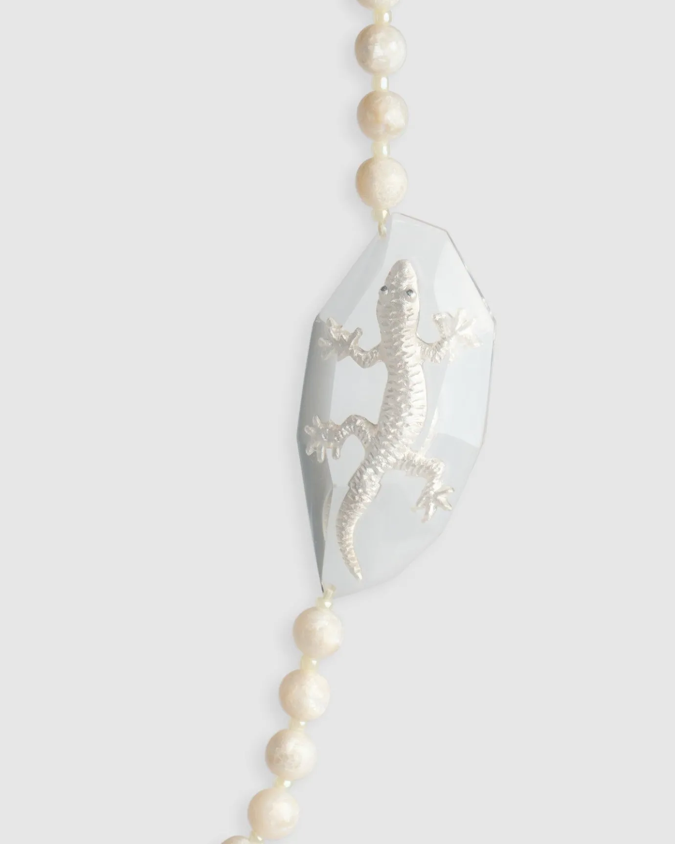 Women Alembika Accessories<Lucky Bead Necklace, Frost