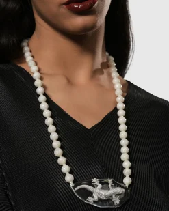 Women Alembika Accessories<Lucky Bead Necklace, Frost