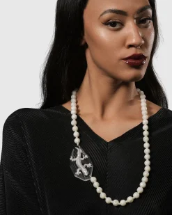 Women Alembika Accessories<Lucky Bead Necklace, Frost