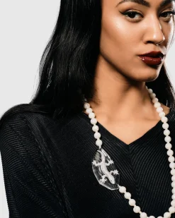 Women Alembika Accessories<Lucky Bead Necklace, Frost