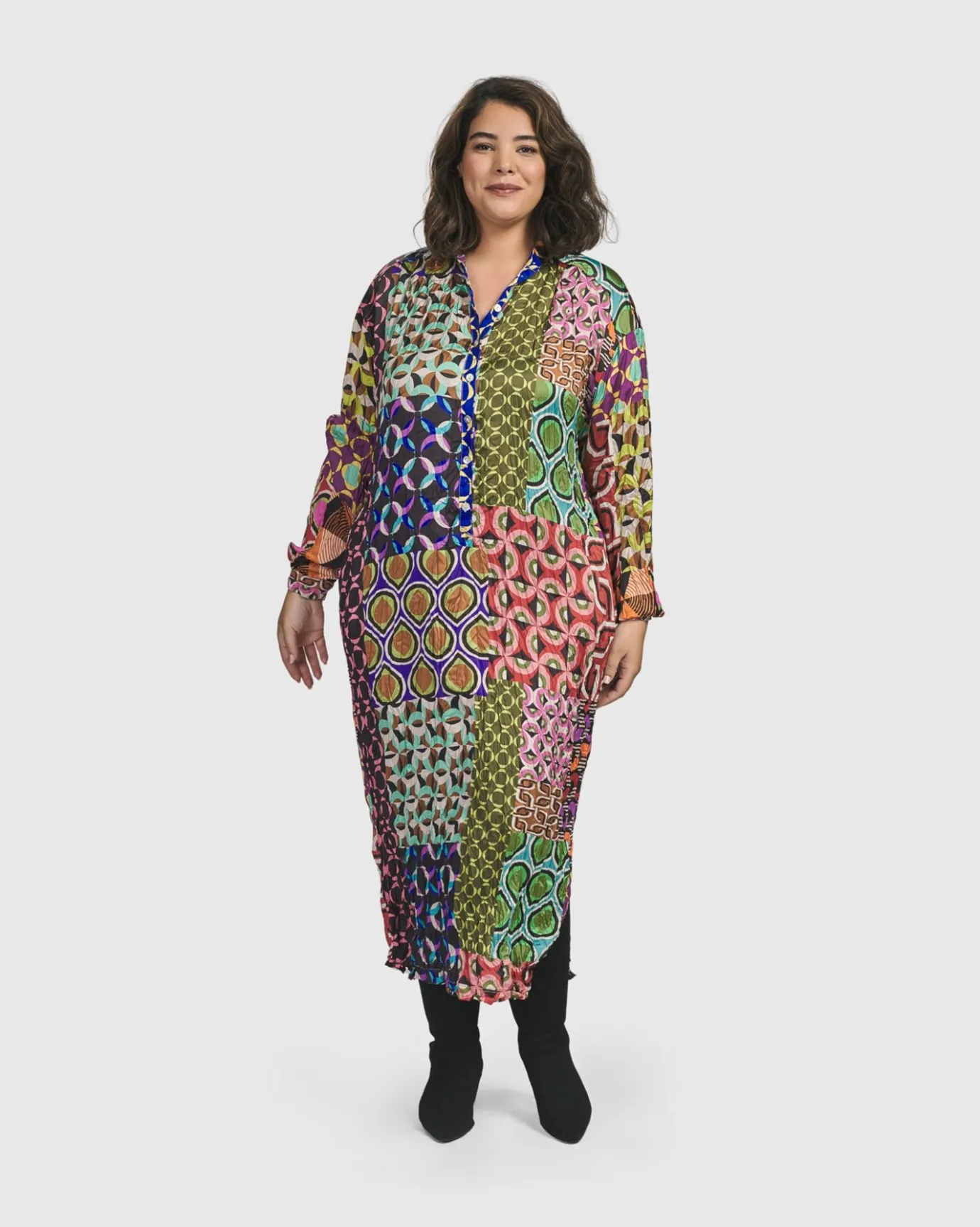 Women Alembika Dresses<Lucy Kaleidoscope Maxi Dress