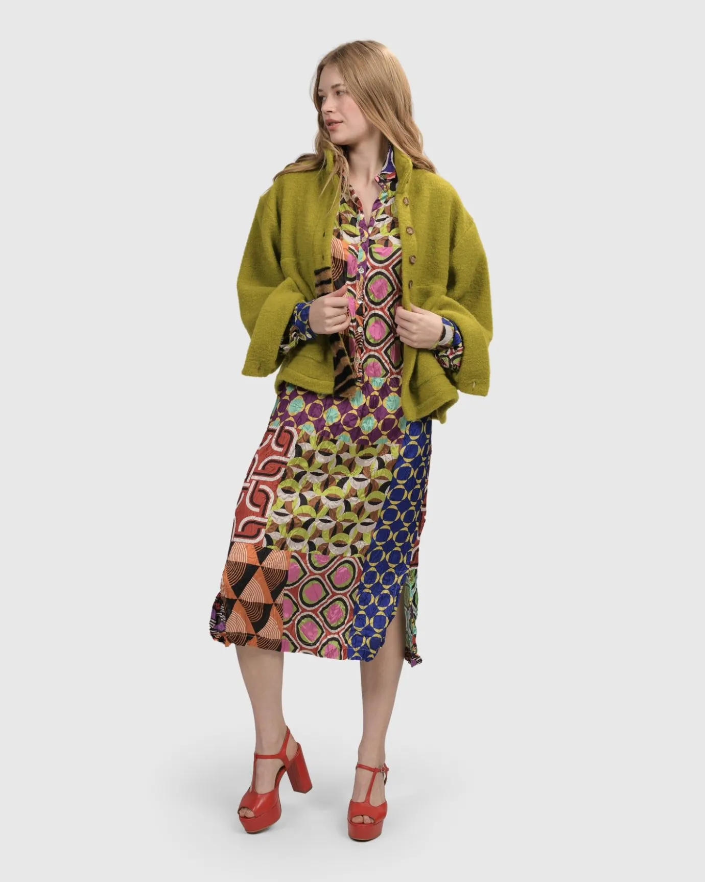 Women Alembika Dresses<Lucy Kaleidoscope Maxi Dress
