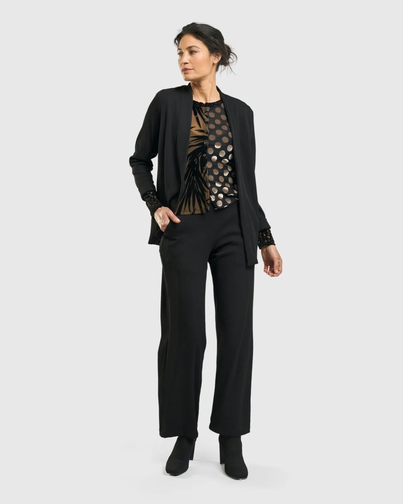 Women Alembika Plus<Magma Business Jacket, Black