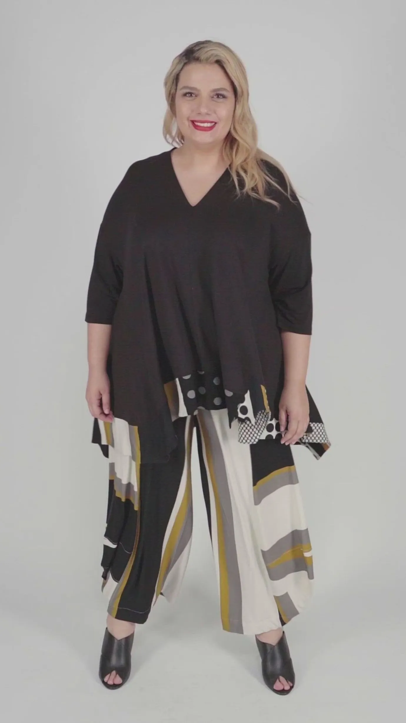 Women Alembika Plus<Marla Punto Pants, Stripesp