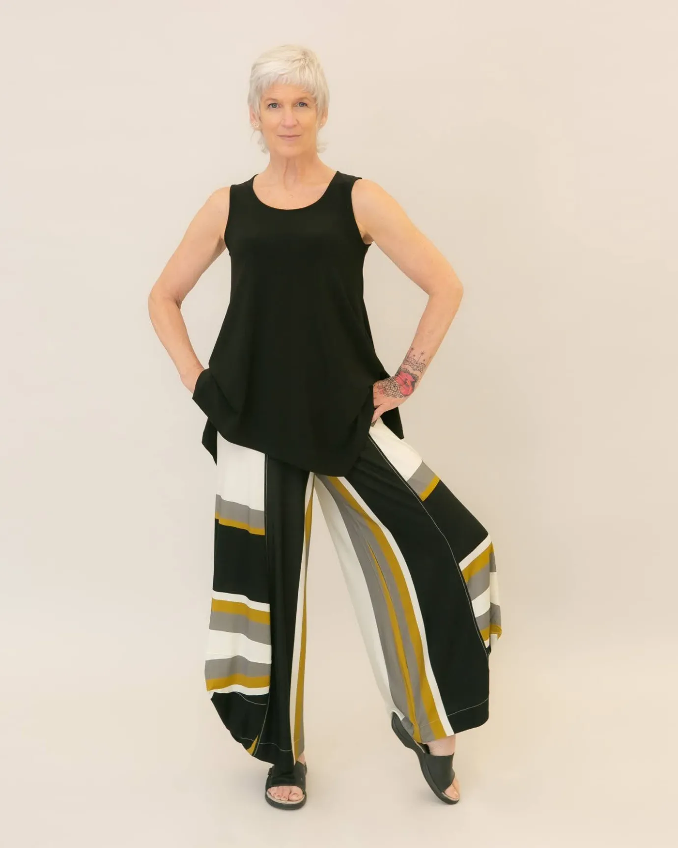 Women Alembika Pants & Skirts<Marla Punto Pants, Stripes