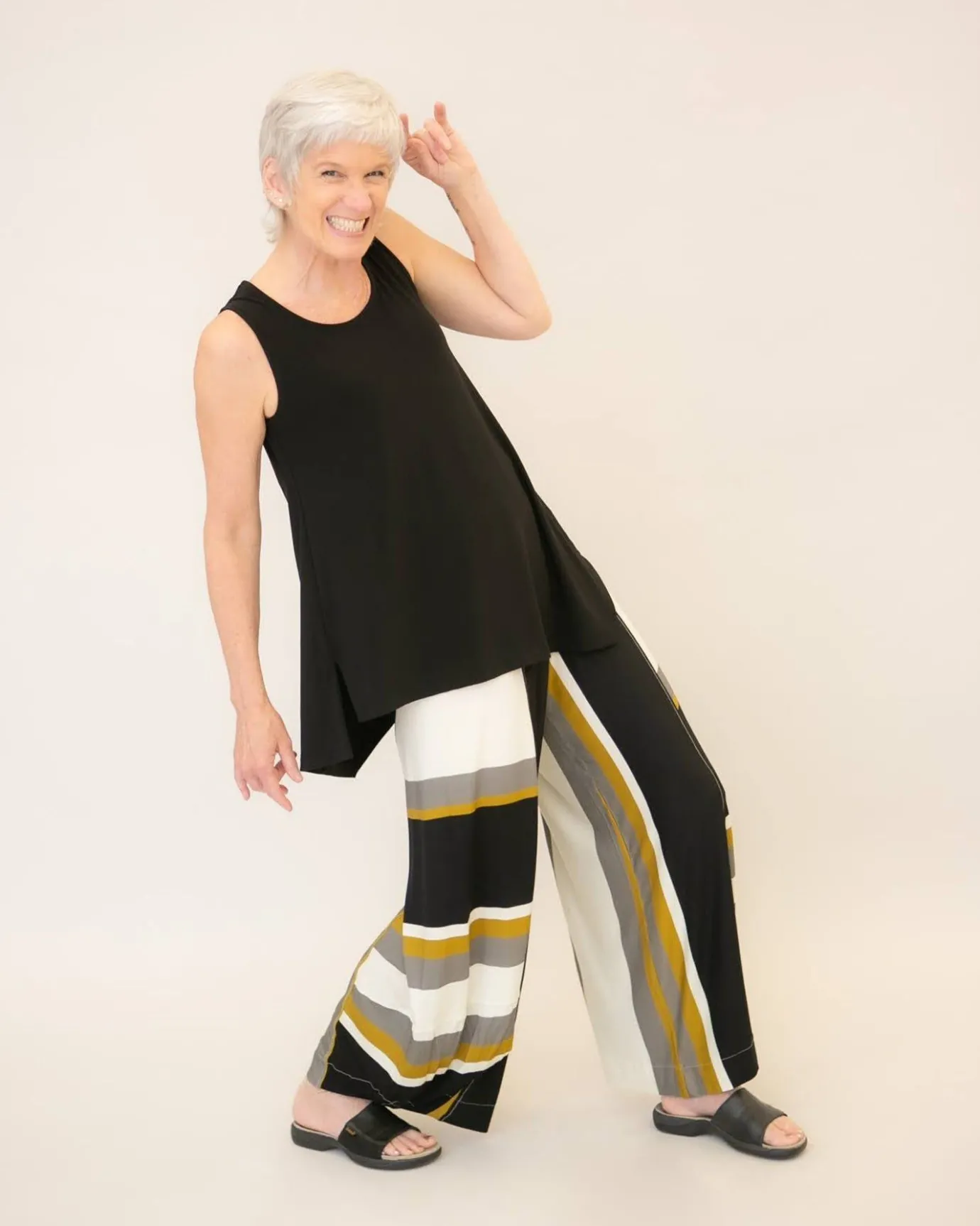 Women Alembika Pants & Skirts<Marla Punto Pants, Stripes