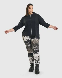 Women Alembika Tops & Tunics<Matrix Boxy Top, Black