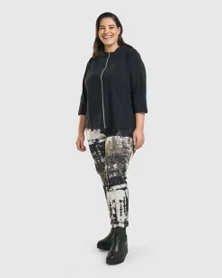 Women Alembika Tops & Tunics<Matrix Boxy Top, Black