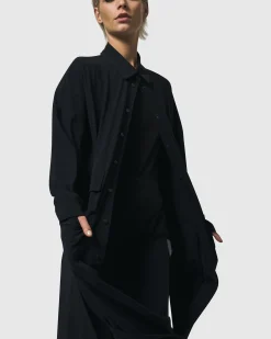 Women Alembika Jackets<Matrix Duster, Black