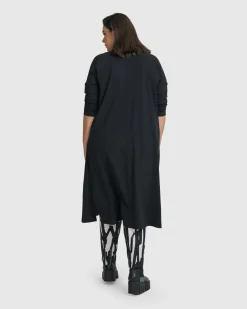 Women Alembika Jackets<Matrix Duster, Black