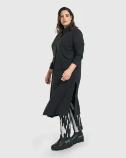 Women Alembika Jackets<Matrix Duster, Black