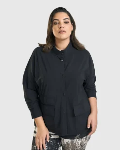 Women Alembika Plus<Matrix Tech Jacket, Black