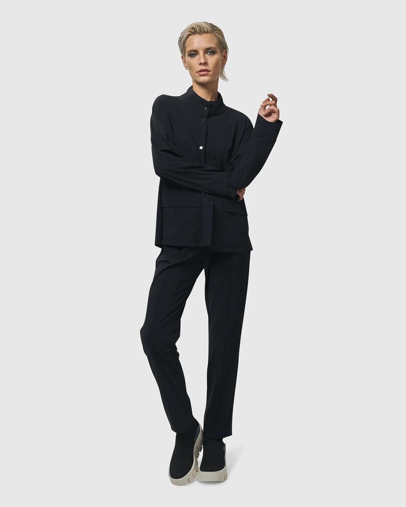 Women Alembika Jackets<Matrix Tech Jacket, Black