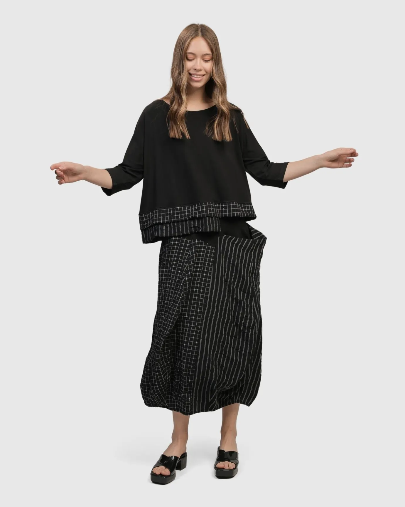 Women Alembika Tops & Tunics<Medusa Asymmetric Boxy Tee, Mix