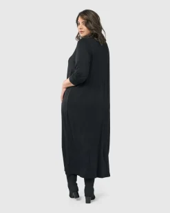 Women Alembika Dresses<Midnight Maxi Dress, Black