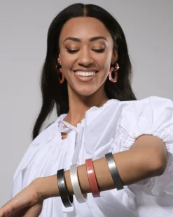 Women Alembika Accessories<Minimalist Bangle Bracelet, Frost