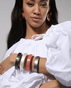 Women Alembika Accessories<Minimalist Bangle Bracelet, Frost