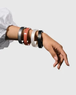 Women Alembika Accessories<Minimalist Bangle Bracelet, Frost