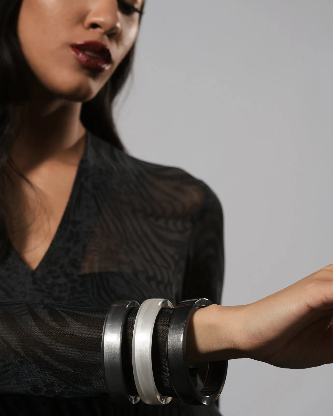 Women Alembika Accessories<Minimalist Bangle Bracelet, Meteor
