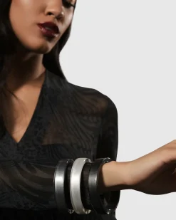 Women Alembika Accessories<Minimalist Bangle Bracelet, Meteor