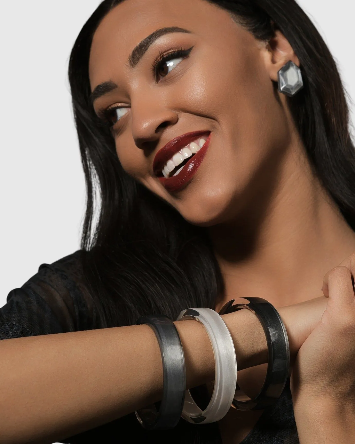 Women Alembika Accessories<Minimalist Bangle Bracelet, Meteor