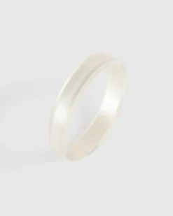 Women Alembika Jewelry<Minimalist Bangle Bracelet, Frost