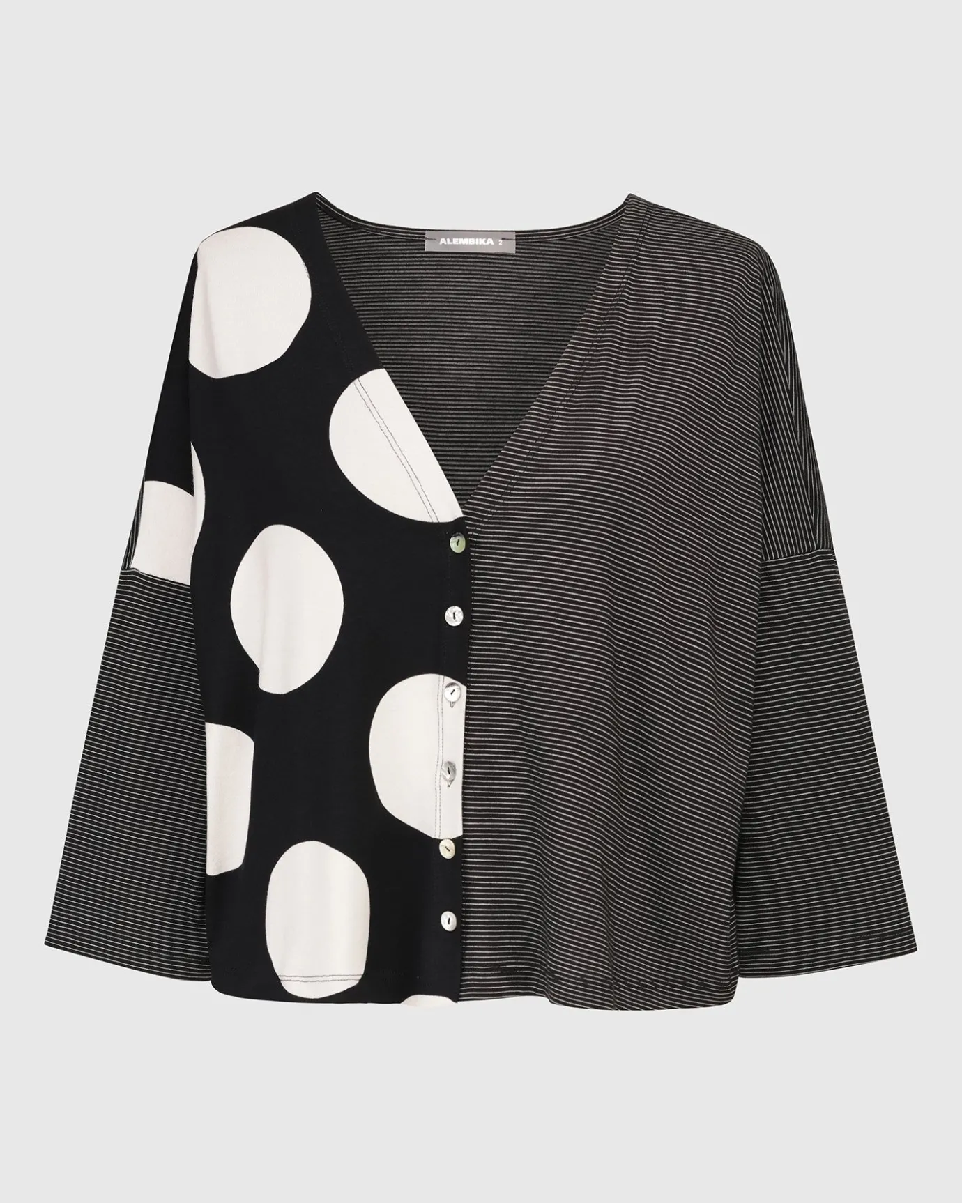 Women Alembika Plus<Minnie Crop Cardigan Mono