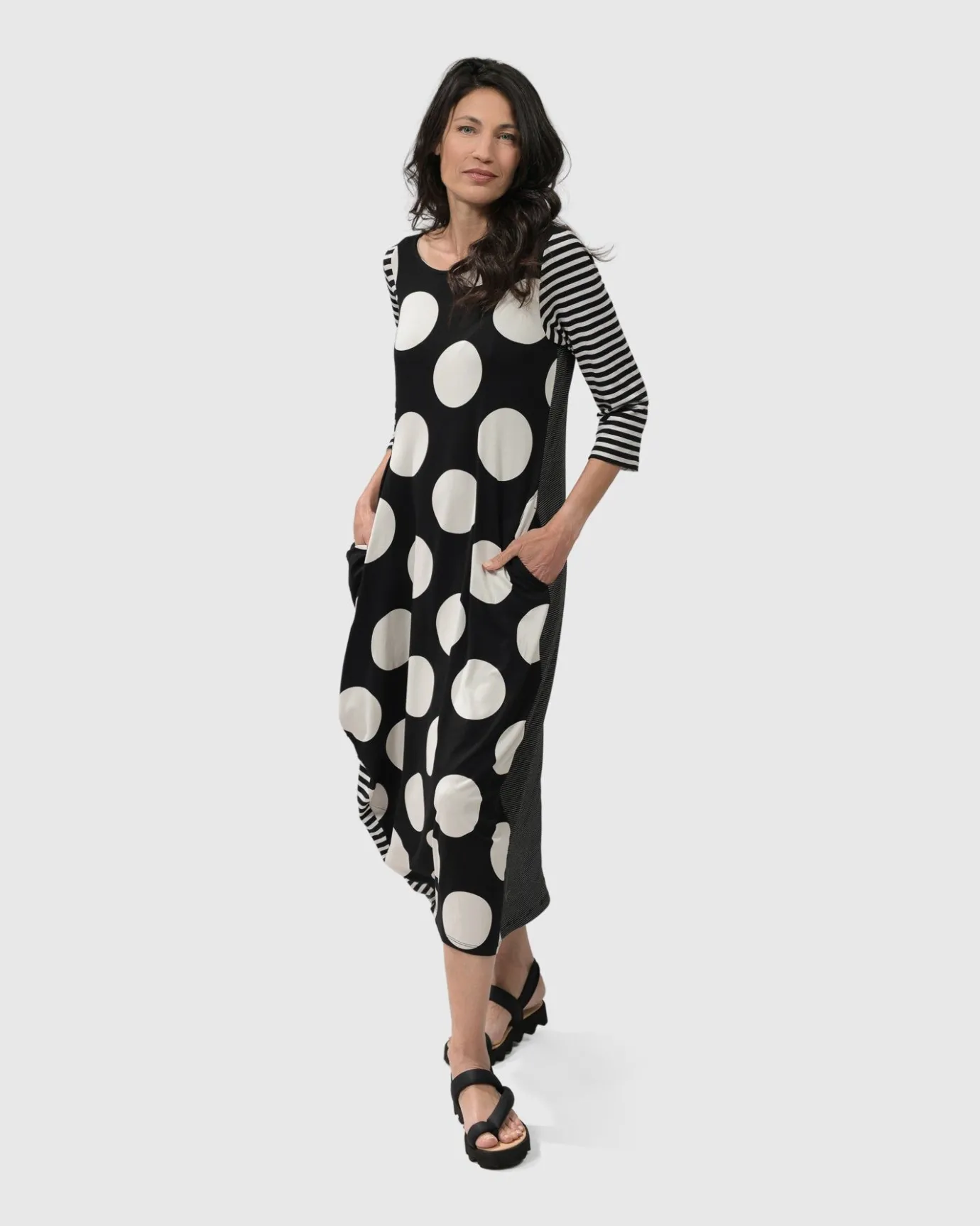 Women Alembika Dresses<Minnie Midi Dress Mono