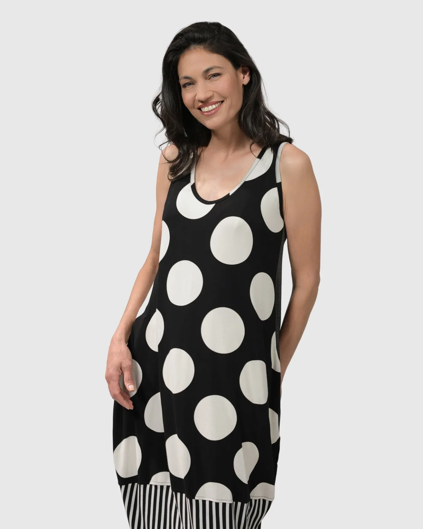 Women Alembika Plus<Minnie Sleeveless Midi Dress Mono