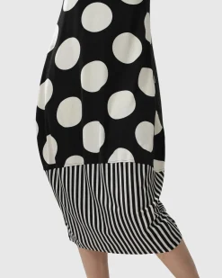 Women Alembika Dresses<Minnie Sleeveless Midi Dress Mono