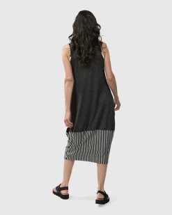Women Alembika Dresses<Minnie Sleeveless Midi Dress Mono