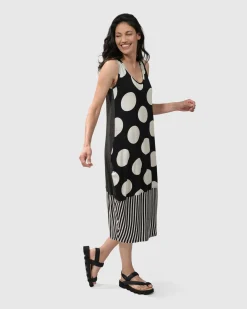 Women Alembika Dresses<Minnie Sleeveless Midi Dress Mono